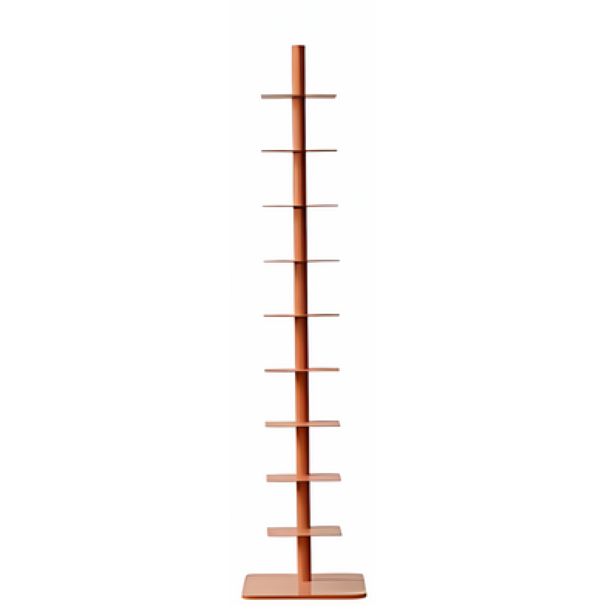 Fuurn AC8010 交錯式展示架 (啡紅色)